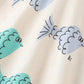 Children's Fish Print Round Neck T-Shirt - Farnelli
