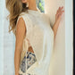 BiBi Tied Open Side Detailed Knit Tank Top - Farnelli