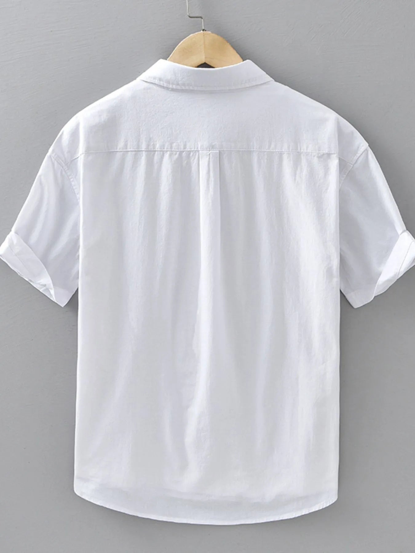 Men's Plus Size Button Up Short Sleeve Shirt - Farnelli