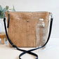 Carry Courage VISIONARY silver crossbody bag with adjustable strap and sleek metallic finish