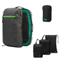 Black COR Surf Island Hopper Travel Bundle backpacks with multiple compartments and adjustable straps for versatile travel.