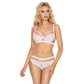 Sheer Lace Demi Cup Bra Torfi White-2