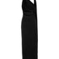 Loewe Women Black Satin Long Dress