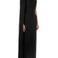 Loewe Women Black Satin Long Dress