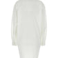 Maison Margiela Women White Poplin Shirt Mini Dress