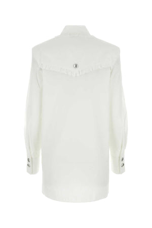 Alessandra Rich Women White Poplin Shirt Dress