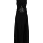 Bottega Veneta Women Black Jersey Long Dress