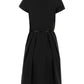 Givenchy Women Black Taffetas Mini Dress