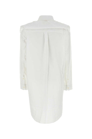 Y Project Women White Oxford Shirt Dress