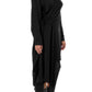 Balenciaga Women Black Satin Dress