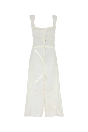 Marine Serre Women White Cotton Dress