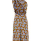 Versace Women Printed Stretch Crepe One-Shoulder Dress