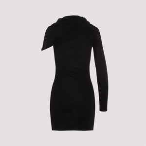 Saint Laurent Viscose Mini Dress Women