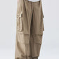 Men's Drawstring Wide Leg Cargo Pants - Farnelli