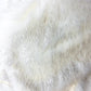 Ivory with Black Tips Bridal Fur Shawl (Lilian Wht03)