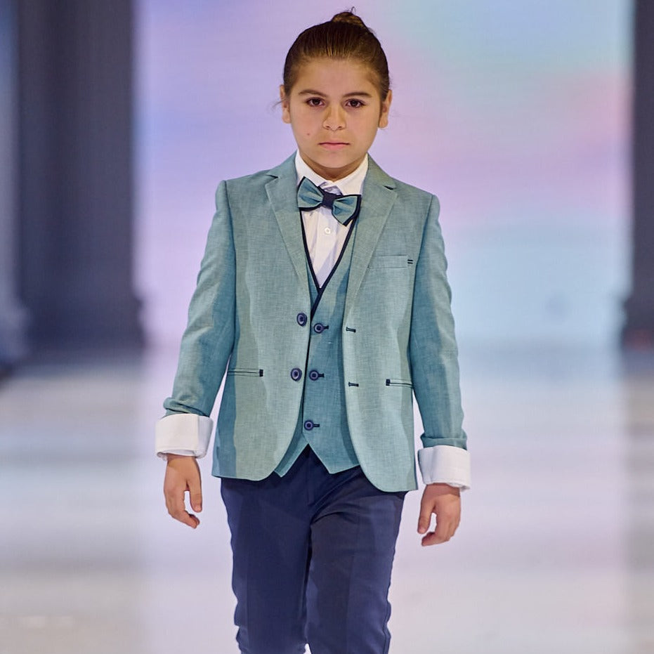 Captain Stylish Formal Boys Suit - Farnelli