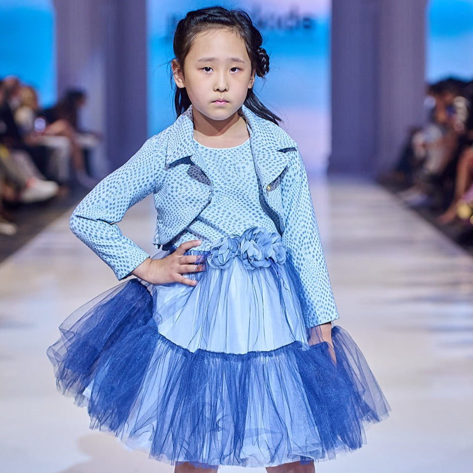 Petite Ariana Formal Girls Dress & Jacket-2