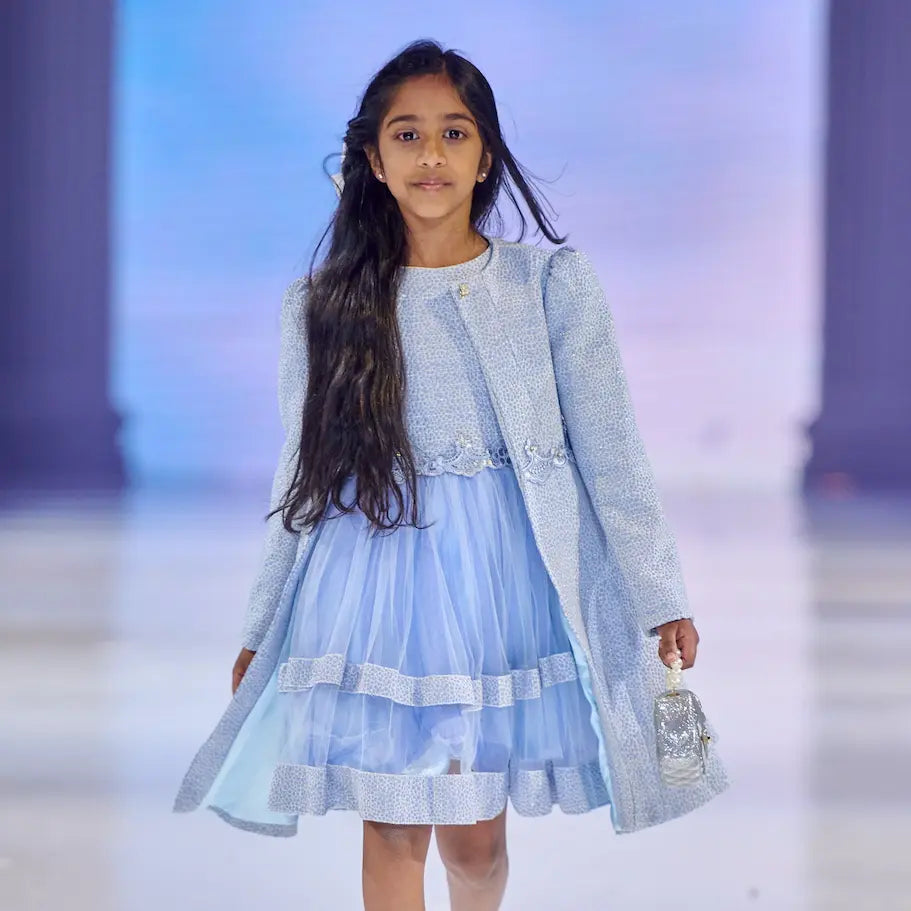 Jackie Queen Formal Girls Dress & Jacket-3