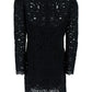 Isabel Marant Women 'Daphne' Mini Black Dress With Flower Embroidery In Guipure Woman