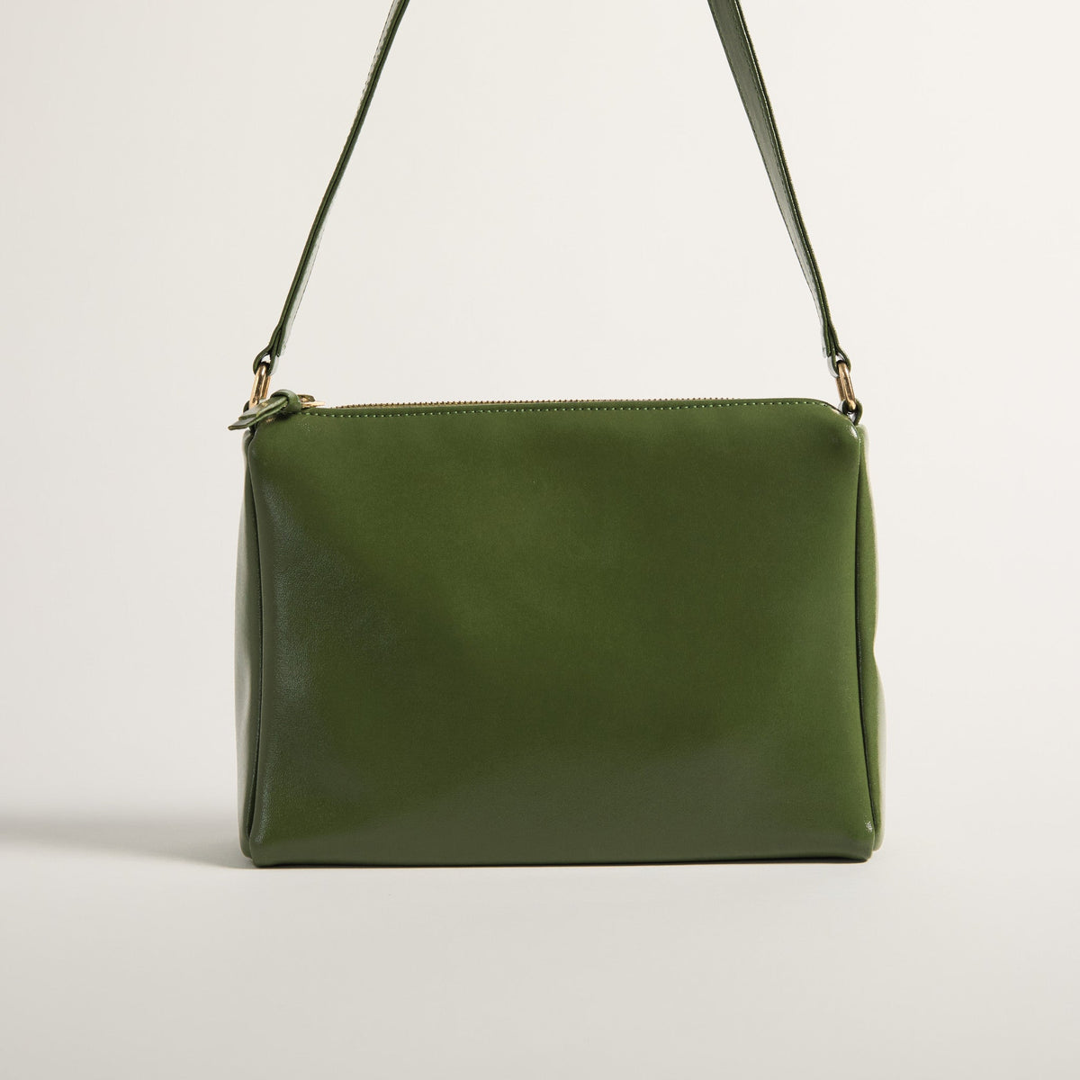 Allégorie cactus shoulder bag with green cactus design, leather strap, and compact size for stylish everyday use.