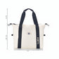 ARTI cream duffle bag with spacious design and sturdy handles