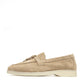 Torino Suede Loafers in Beige