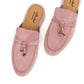 Como Suede Mules in Pink