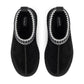 Black Alaska Shearling Slippers in boot style by Alaska® Outerwear Company, featuring cozy shearling lining and durable exterior.