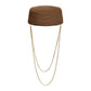 Hartym Double Chain Hat in Chocolate