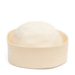 Sailor Cotton Folded Brim Hat in Ivory