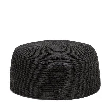 Hartym Double Chain Hat in Black