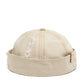 Docker Cap in Sand Denim