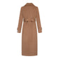 Camille Cashmere Blend Coat in Camel