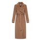 Camille Cashmere Blend Coat in Camel