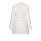 Opera Cashmere Blend Overcoat in White