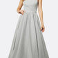 Juliet 204 Criss Cross Back Ball Gown Style Glitter Dress