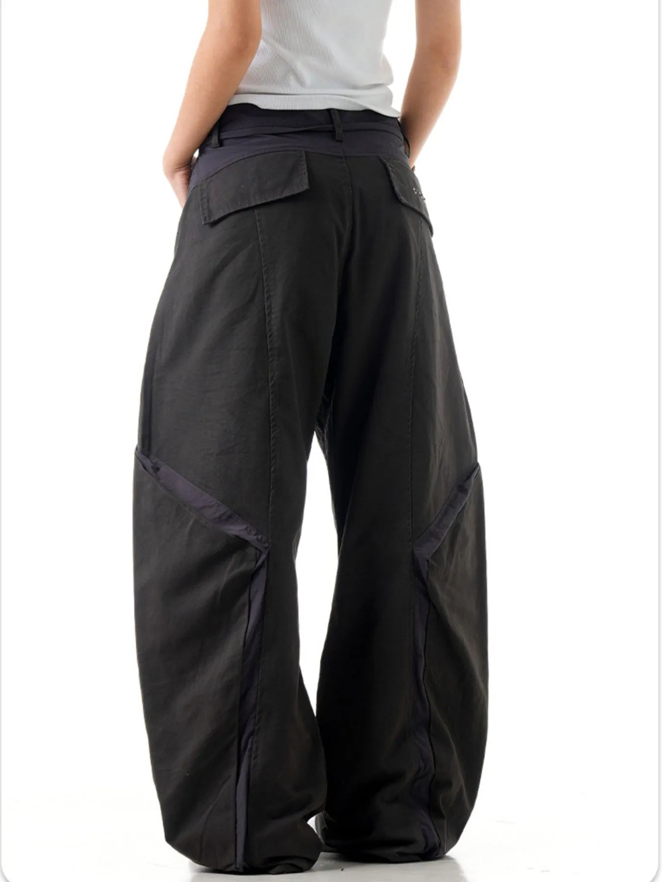 Men's Pocketed Wide Leg Pants - Farnelli