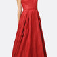 Juliet 206 Long A-Line Glitter Gown Side Pockets