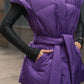 Alaska Outerwear Company Ziva down fill vest with quilted design and lightweight sleeveless construction