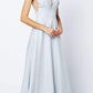 Juliet 208 Cut-Out Strappy Back Glitter Long Dress