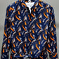 Men's Printed Button Up Long Sleeve Shirt - Farnelli