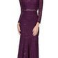CLEARANCE - Eureka 2095 Long Sleeve Lace Dress Mock 2-Piece High Neck (Size Small)