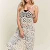 ADORA Crochet Cover-Up Tunic Top - BEIGE