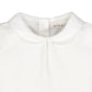 Knit Top with Woven Collar