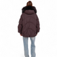 Verbier Genuine Fur Trim Down Fill Jacket in Fig