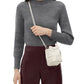 Chic Woven Mini Crossbody Bucket Bag – Lightweight Shoulder Handbag