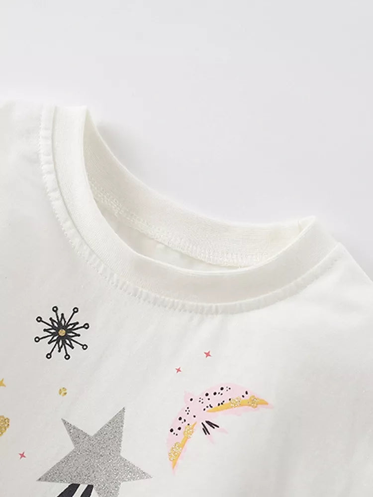 Children's Christmas Tree Graphic Long Sleeve T-Shirt - Farnelli