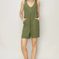HYFVE V-Neck Sleeveless Romper with Pockets - Farnelli