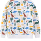 Children's Dinosaur Print Crew Neck Sweatshirt - Farnelli