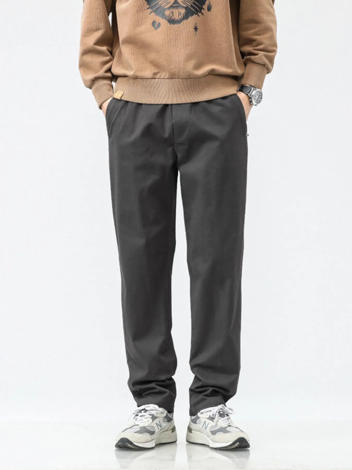 Men's Plus Size Relaxed Fit Casual Pants - Farnelli